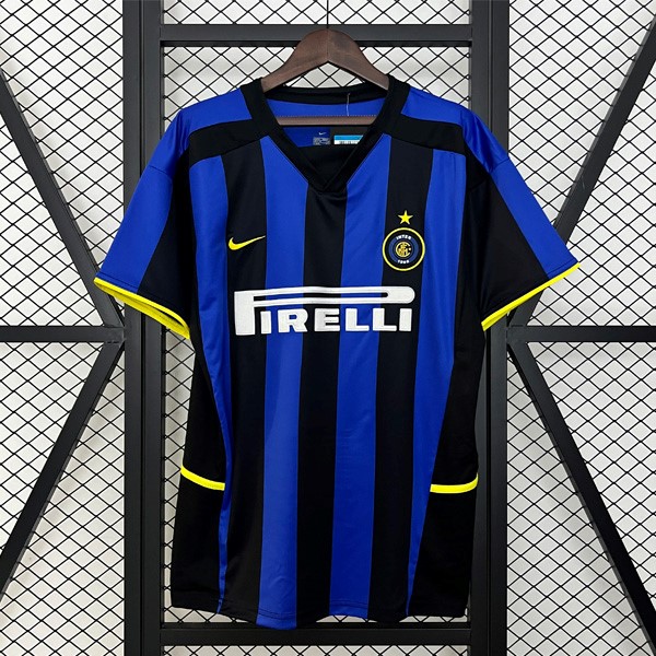 Tailandia Camiseta Inter Milan 1ª Retro 2002 2003